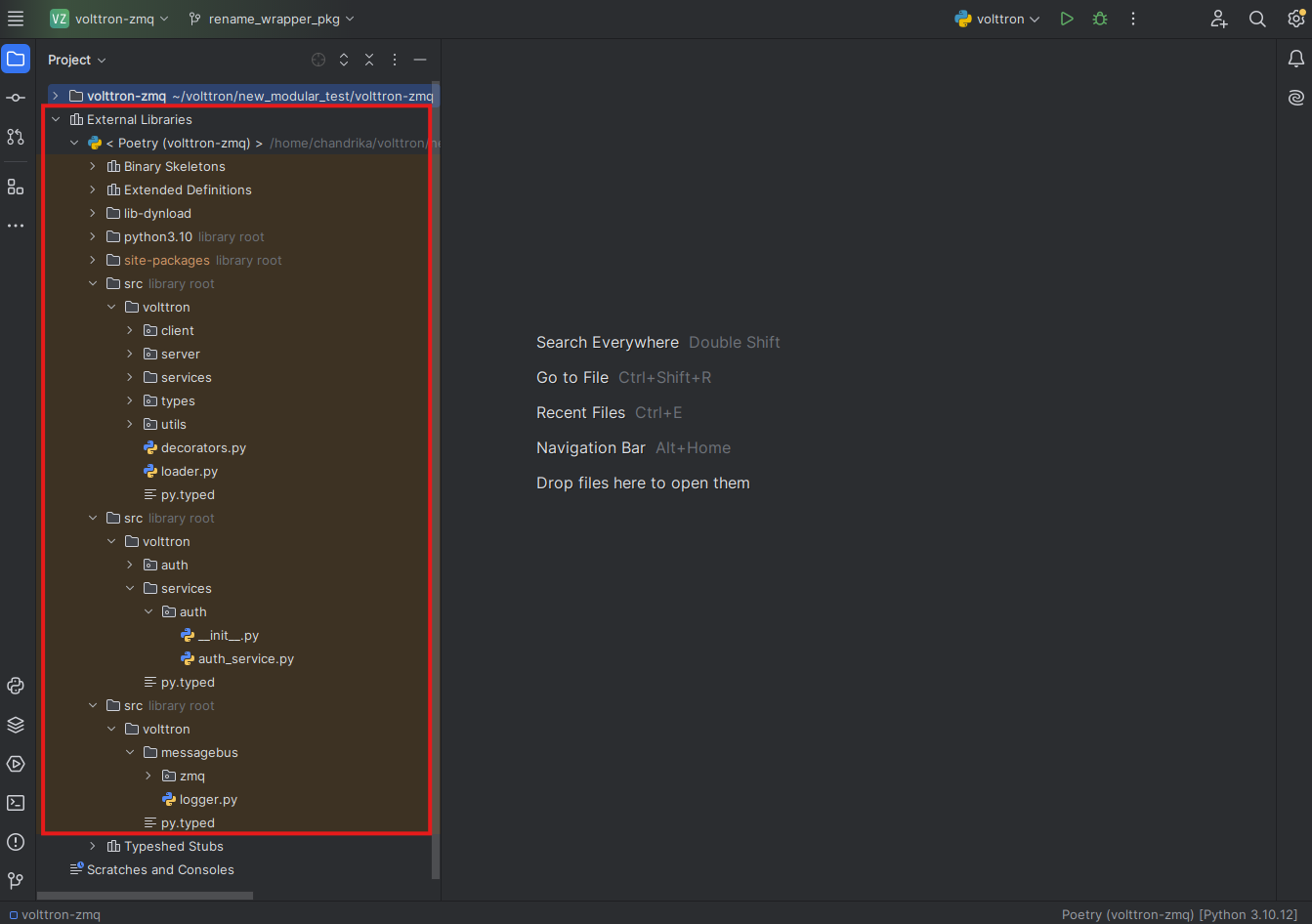 External dependencies