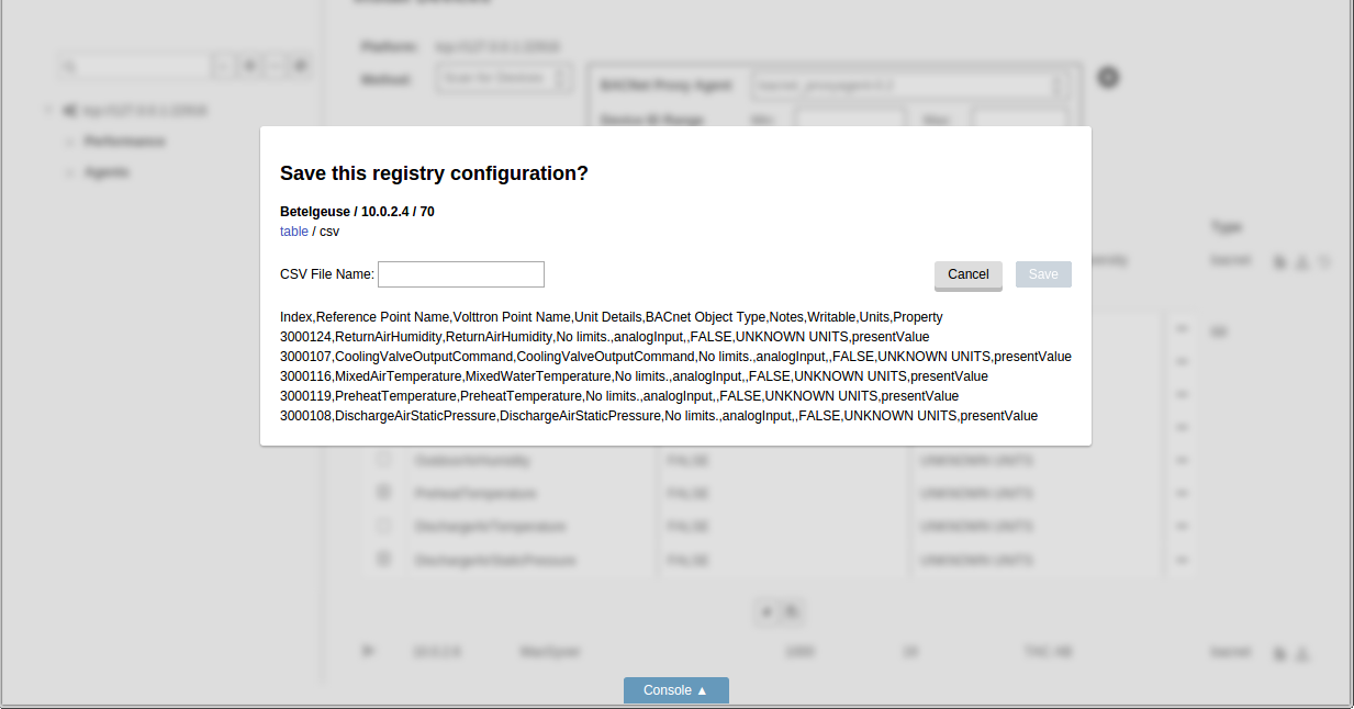 Registry Preview CSV